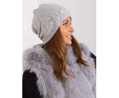 Kepurė Wool Fashion Italia Cap-AT-CZ-2329.76-pilka