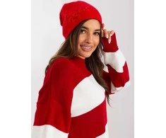 Kepurė Wool Fashion Italia Cap-AT-CZ-2329.76-raudona