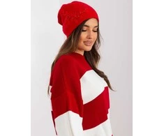 Kepurė Wool Fashion Italia Cap-AT-CZ-2329.76-raudona