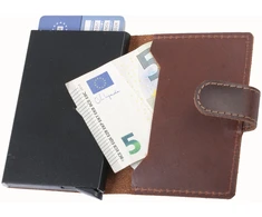 Kortelių dėklas AVANCO 487-36-08 RFID - Rudas