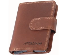 Kortelių dėklas AVANCO 489-36-08 RFID - Rudas