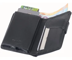 Kortelių dėklas AVANCO 489-70-01 - Juodas