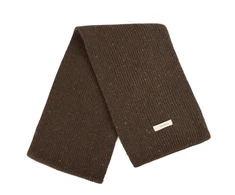 Solier NORDIS 100% vilnonis unisex šalikas, tamsiai ruda