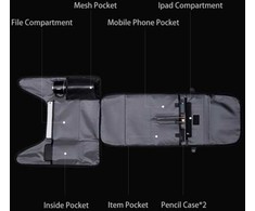 Kuprinė nešiojamam kopiuteriui ir kelionėms Arctic Hunter 17 " B00465 - Juoda