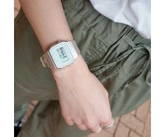 Laikrodis moterims Casio Retro Vintage F-91WS-7 (zd648c) + BOX