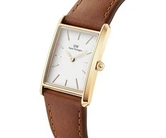 Moteriškas laikrodis DANIEL WELLINGTON Bound Durham Gold 20mm DW00100696 + DĖŽUTĖ