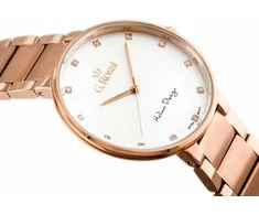 Laikrodis G. ROSSI WATCH - 11155B2-3D3 (zg784e) r.auksinis + BOX