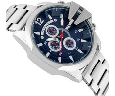 PERFECT VYRIŠKAS LAIKRODIS M513CH-04 - CHRONOGRAFAS (zp387d) + DĖŽUTĖ