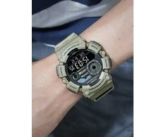 Vyriškas laikrodis CASIO Digital Moonphase WS-1500H-5B + BOX