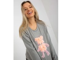 Lakerta Palaidinė-LK-BZ-509067.15-pilka