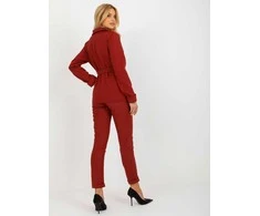 Lakerta Švarkas moterims -LK-MA-507798.51P-bordo