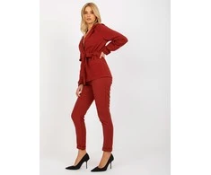 Lakerta Švarkas moterims -LK-MA-507798.51P-bordo