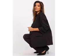 Lakerta Švarkas moterims -LK-MA-509034.85-juoda