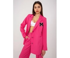 Lakerta Švarkas moterims LK-MA-509239.40P-tamsiai rožinė