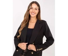 Lakerta Švarkas moterims -LK-MA-509956.04-juoda