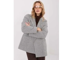 Lakerta Švarkas moterims -LK-MA-510148.00-pilka
