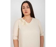 Lakerta Palaidinė-LK-BZ-506692.32-smėlio spalvos
