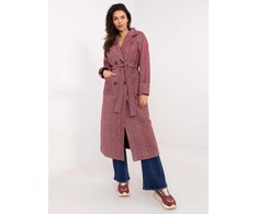 Lakerta Paltas moterims LK-PL-509835.19 bordo spalvos