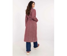Lakerta Paltas moterims LK-PL-509835.19 bordo spalvos