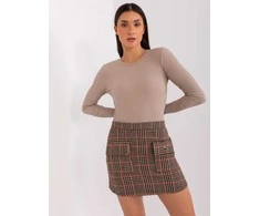 Lakerta Spódnica-LK-SD-509478.50P-juoda-raudona