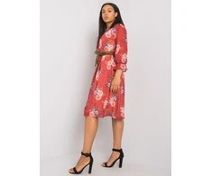 Lakerta Suknelė-LK-SK-507267.28-bordo