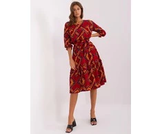 Lakerta Suknelė-LK-SK-507496.27P-bordo