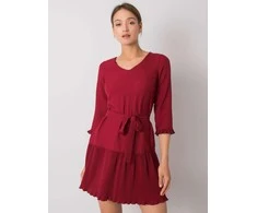 Lakerta Suknelė-LK-SK-507733.80P-bordo
