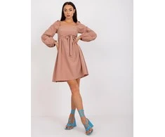 Lakerta Suknelė-LK-SK-508834.37X-smėlio spalvos