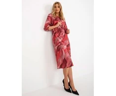Lakerta Suknelė-LK-SK-509018.77-bordo