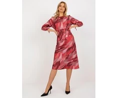 Lakerta Suknelė-LK-SK-509018.77-bordo