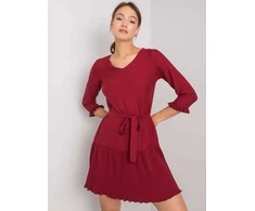 Lakerta Suknelė-LK-SK-507733.80P-bordo