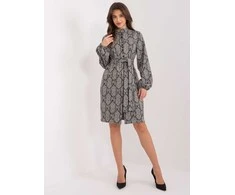 Lakerta Suknelė-LK-SK-509526-1,06-pilka-juoda