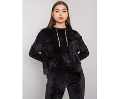 Lakerta Veliūrinis treningas moterim LK-KMPL-508683.06-juoda
