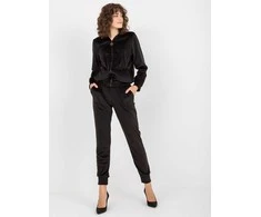 Lakerta Veliūrinis treningas moterims LK-KMPL-509167.90-juoda