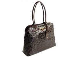 Large Shopper Bag Solier FL57 Arla – Brown