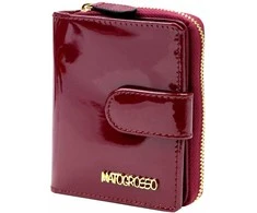 Natūralios odos moteriška piniginė Mato Grosso 0820-57 RFID – bordo