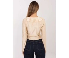 Moda Bluzka-IT-BZ-21837.00-smėlio spalva