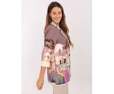Moda Švarkas moterims -IT-MA-18525.80-ciemny bezowy