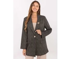 Moda Švarkas moterims -IT-MA-FL8315.02P-ciemny pilka