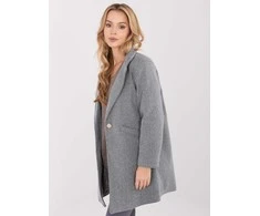 Moda Paltas moterims -IT-PL-20238.23-ciemny pilka