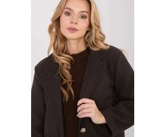 Moda Paltas moterims -IT-PL-20238.23-ciemny ruda