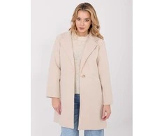 Moda Paltas moterims -IT-PL-20238.23-jasny smėlio spalva
