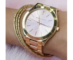 MICHAEL KORS MOTERIŠKAS LAIKRODIS MK3493 - SLIM RUNWAY (zm500k)