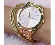 MICHAEL KORS MOTERIŠKAS LAIKRODIS MK3493 - SLIM RUNWAY (zm500k)