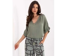 Och Bella Bluzka-TW-BZ-BI-3228.75-khaki