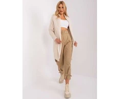 Och Bella Kardiganas moterims -TW-SW-BI-305.99P-šviesiai smėlio spalvos