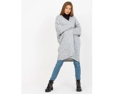 Och Bella Kardiganas moterims TW-SW-BI-M2201.87, pilkas