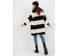 Och Bella Kardiganas moterims TW-SW-BI-M3022.29X, baltas ir juodas