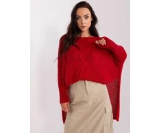 Och Bella Megztinis-TW-SW-BI-559.45-tamsiai raudonas