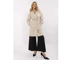 Och Bella Paltas moterims TW-PL-BI-2309.86-smėlio spalva